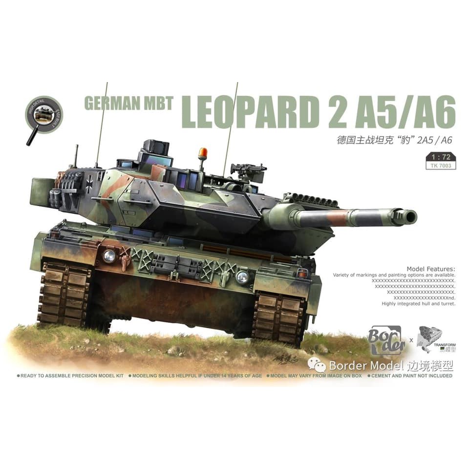 Border Model 1/72 German MBT Leopard 2A