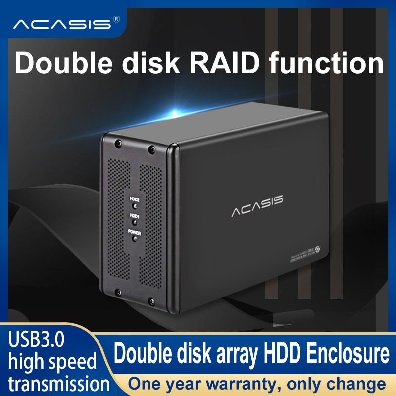 ACASIS Array Desktop Mobile Hard Disk Box RAID USB 3.0 Sata