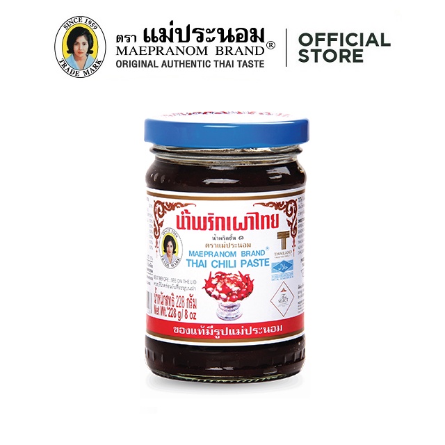 Maepranom Thai Chilli Paste Bottle (228g)