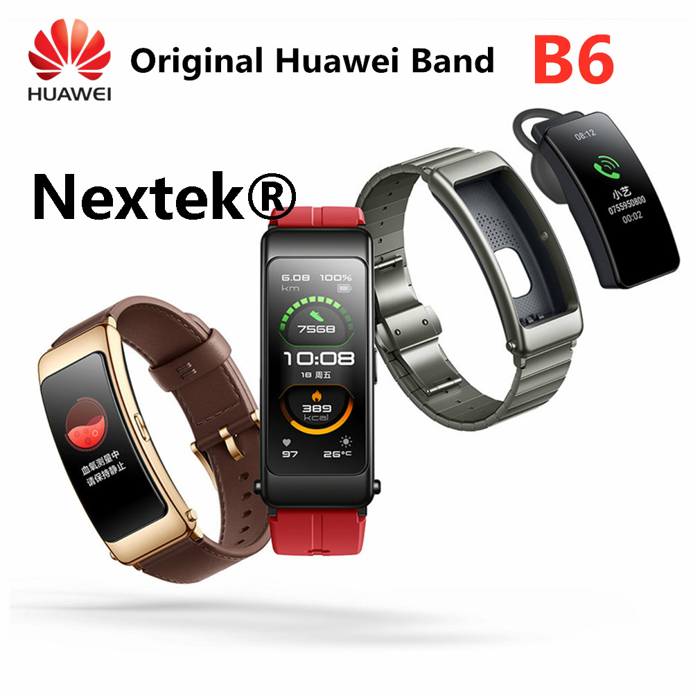 Original Huawei Talkband B6 Band B6 Bluetooth Smart Bracelet Wearable ...