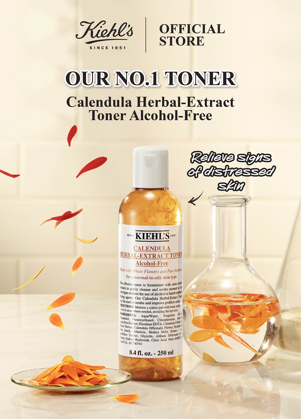 [Future Made Better] Kiehl's BEST sellers Calendula Toner & Oil Free