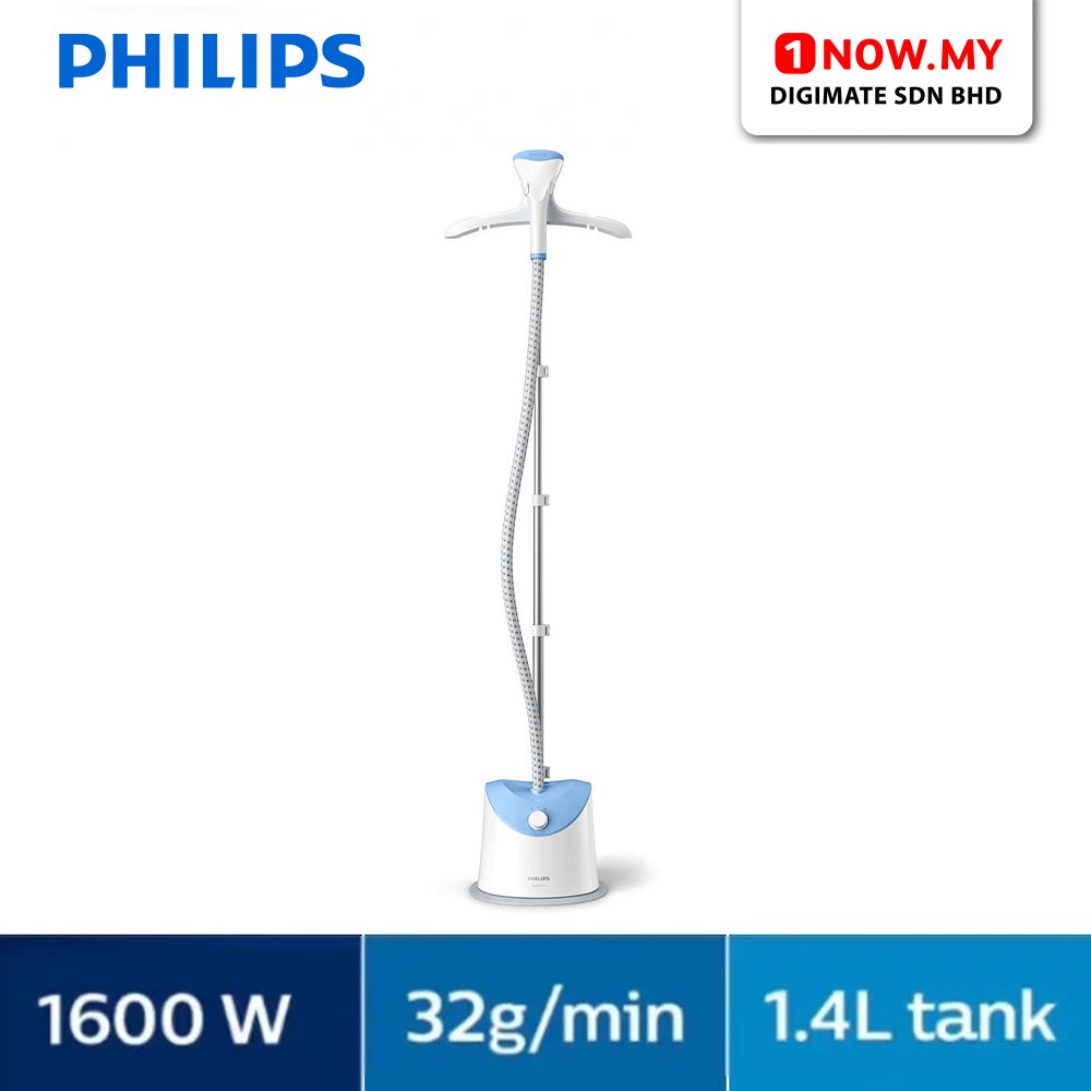 PHILIPS Easy Touch Garment Steamer GC482 (1600W, Effective Against Bacteria & Dust Mites