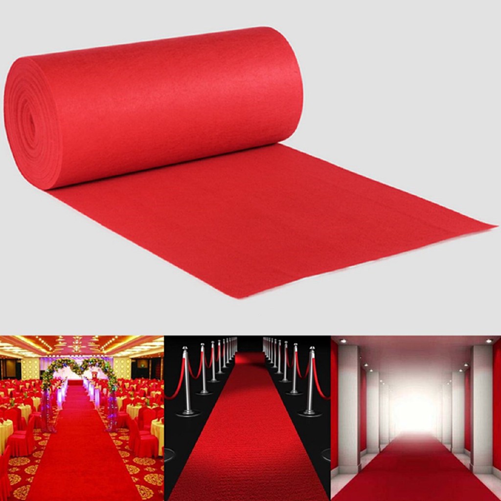 Da 50x4ft Large Red Carpet Wedding Aisle Floor Runner Hollywood