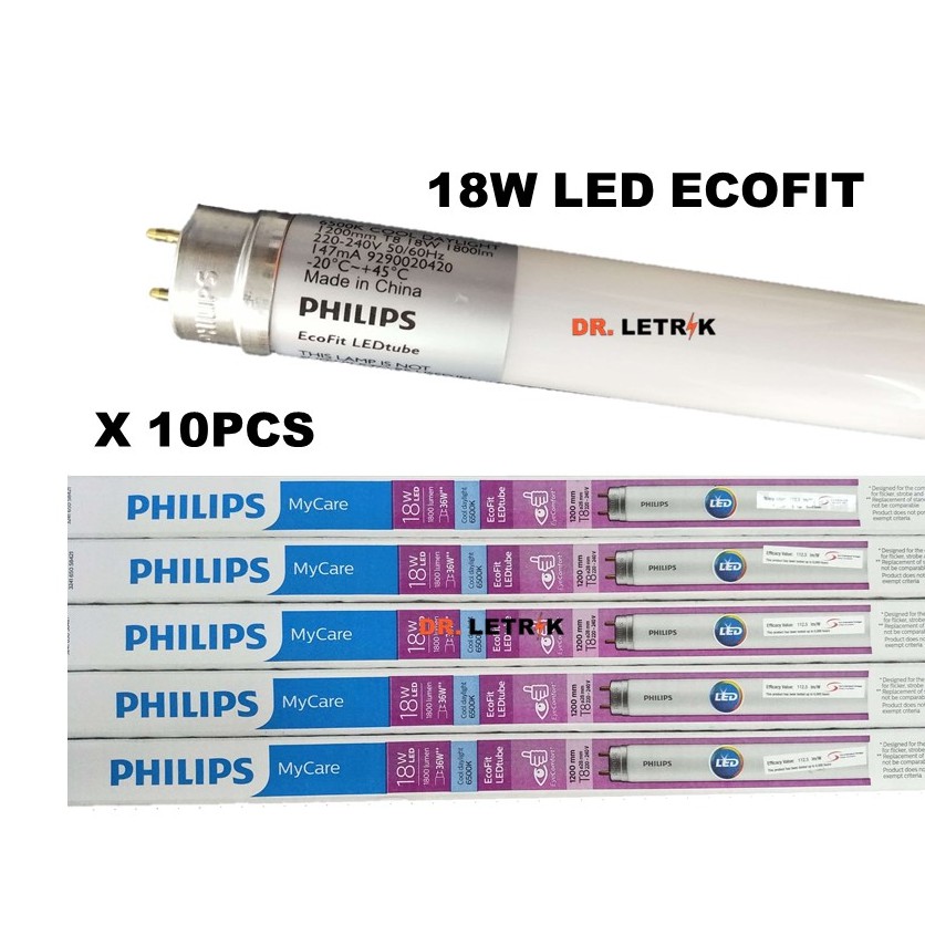 NEW Philips 4FT 18W Ecofit T8 LED Tube 