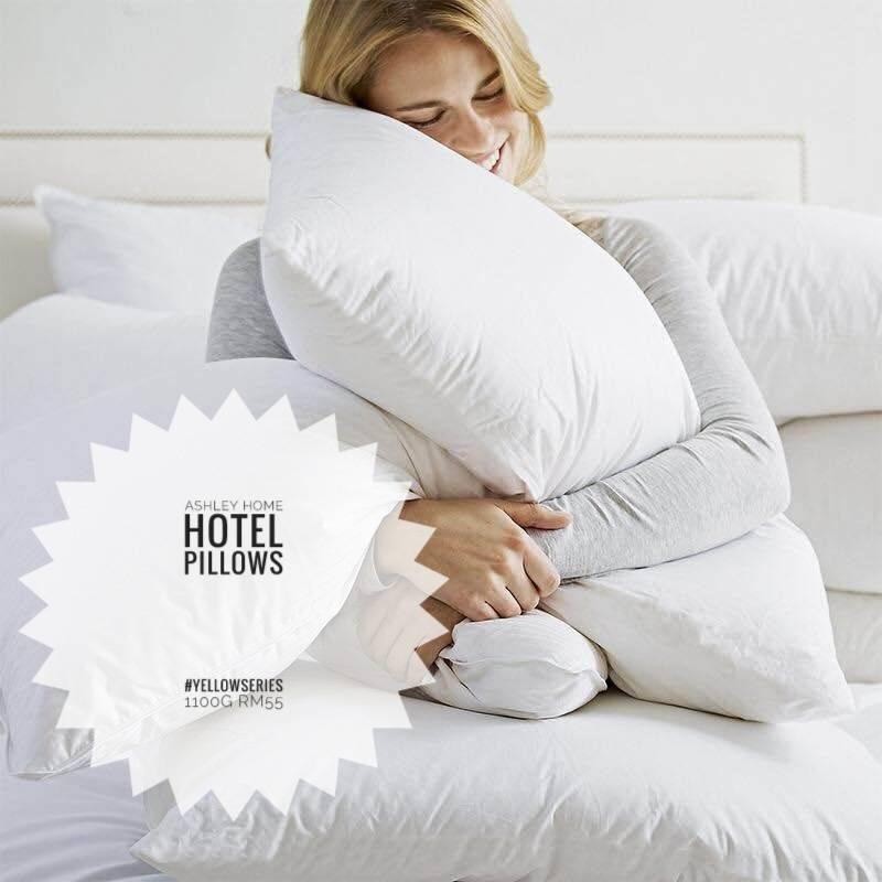 (Ready Stock) Bantal Viral Ashley Home Hotel Pillow Bantal Gebu Yellow ...