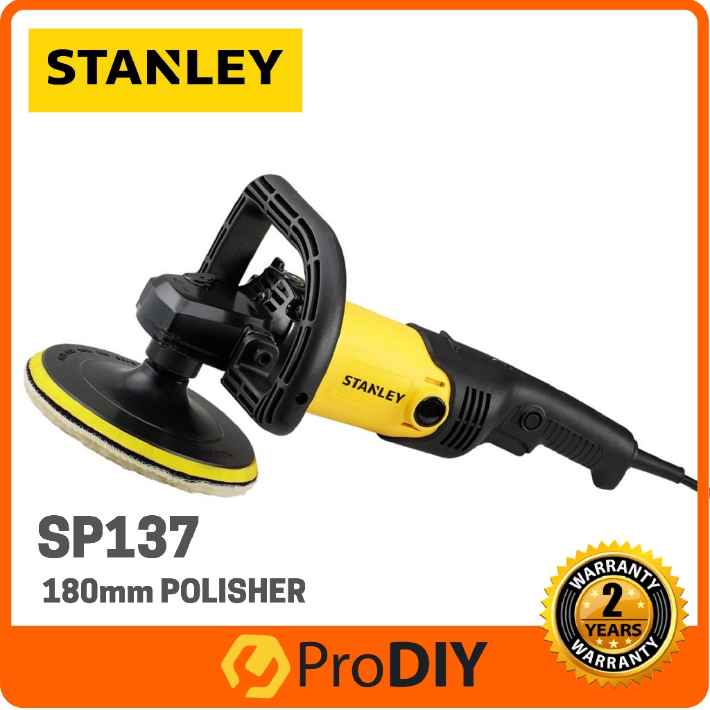 STANLEY SP137-XD 180mm Electric Car Polisher Compact Polisher 1300W
