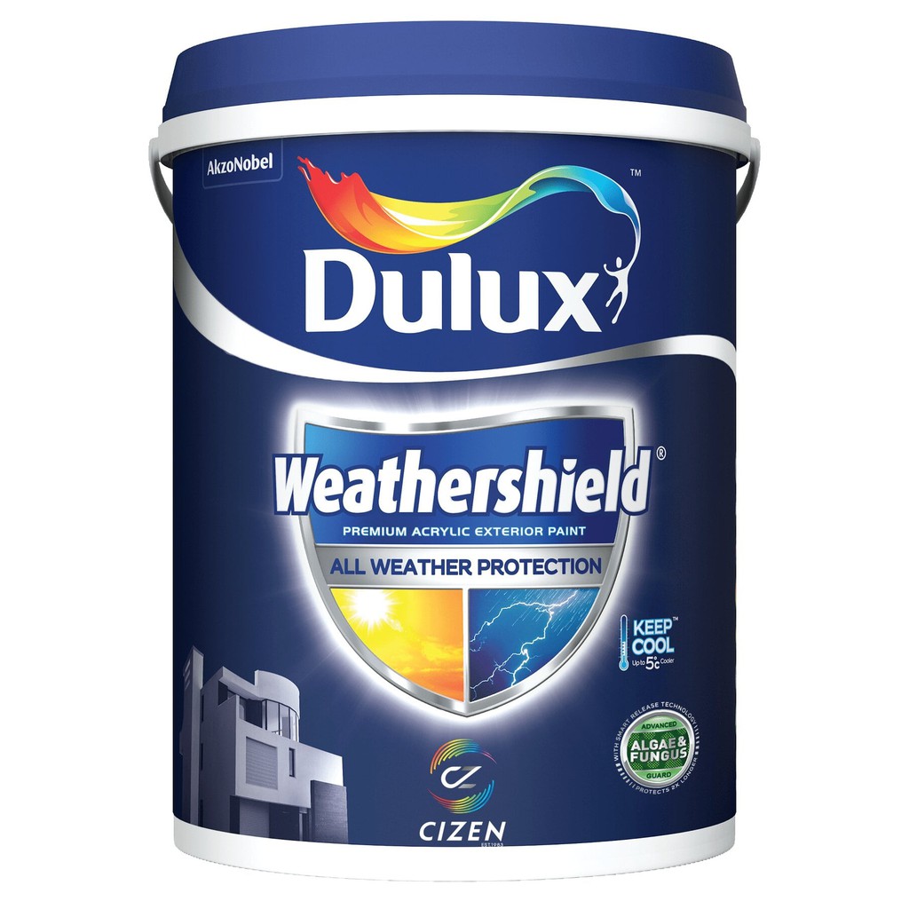 Dulux 5L Weathershield  Paint Exterior Paint Cat  Luar  