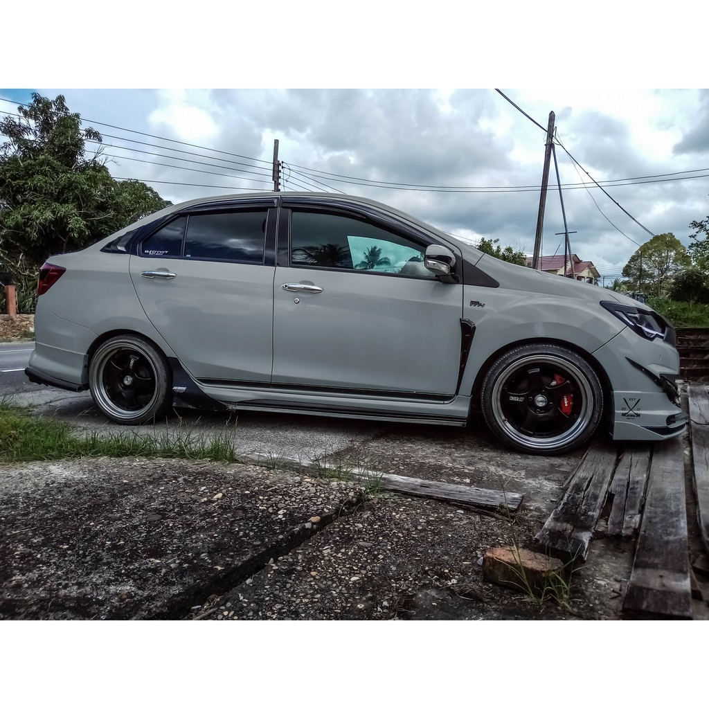 carbon fiber limited tepi pintu  bezza myvi saga alza  