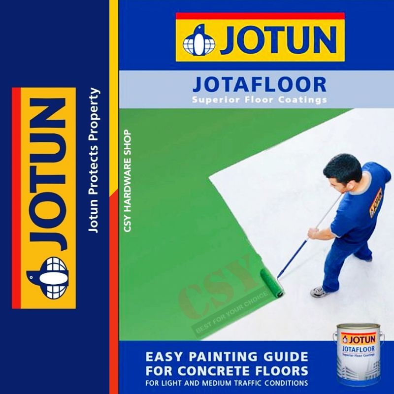 JOTUN JOTAFLOOR Paint / Epoxy Floor Paint 5Liter/cat Lantai | Shopee ...