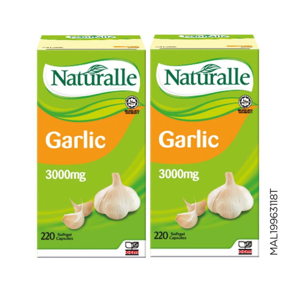 Naturalle Garlic 3000mg Softgel Capsules Shopee Malaysia