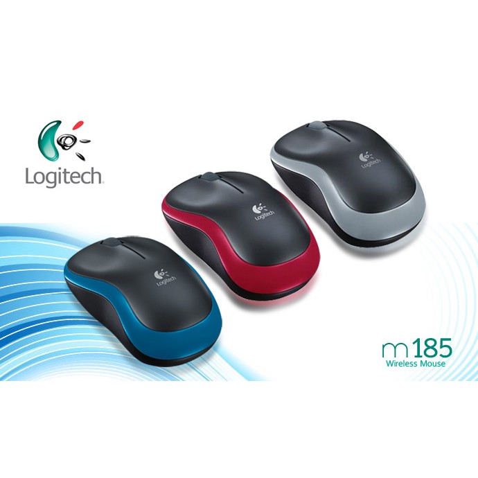 LOGITECH Wireless Mouse M185  Shopee Malaysia