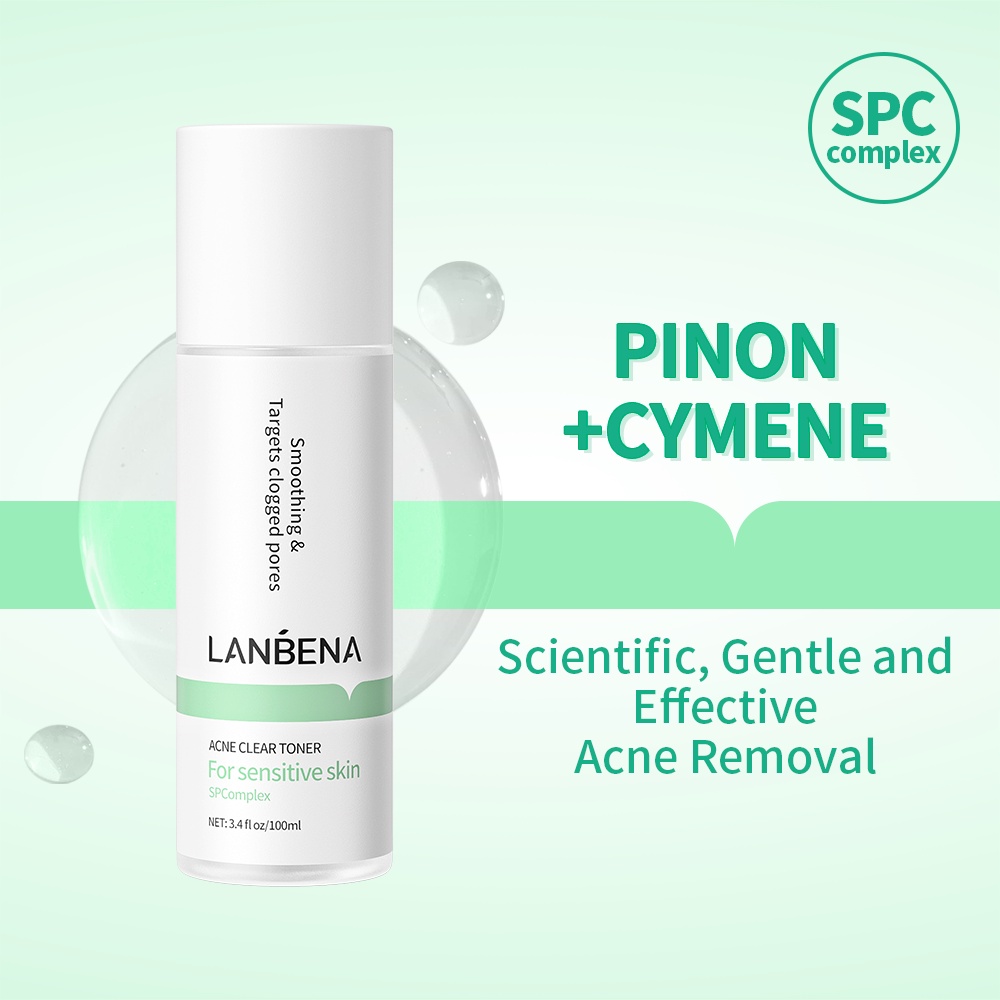 Reliable Multi LANBENA Acne Treatment Facial Toner Soothe Skin Control Oil Shrink Pores Suitable Acne-Prone (100ml) Q... - Image 2