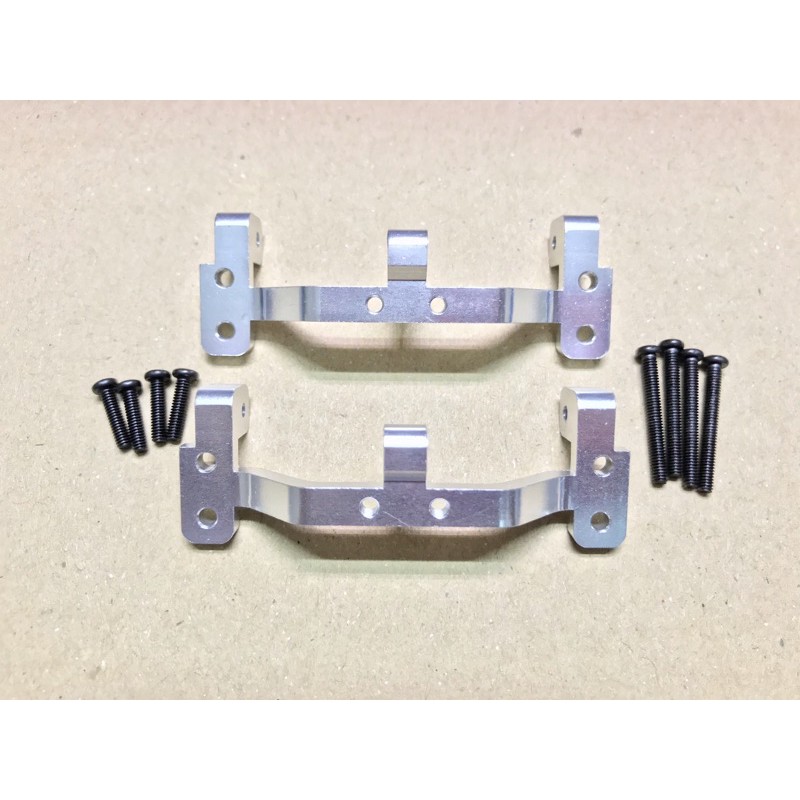 Silver MN-011S T best Aluminum Alloy Center Rear Mount Bracket Parts Kit for MN-D90 MN-99 MN-91 FJ-45 Upgrade Accessories