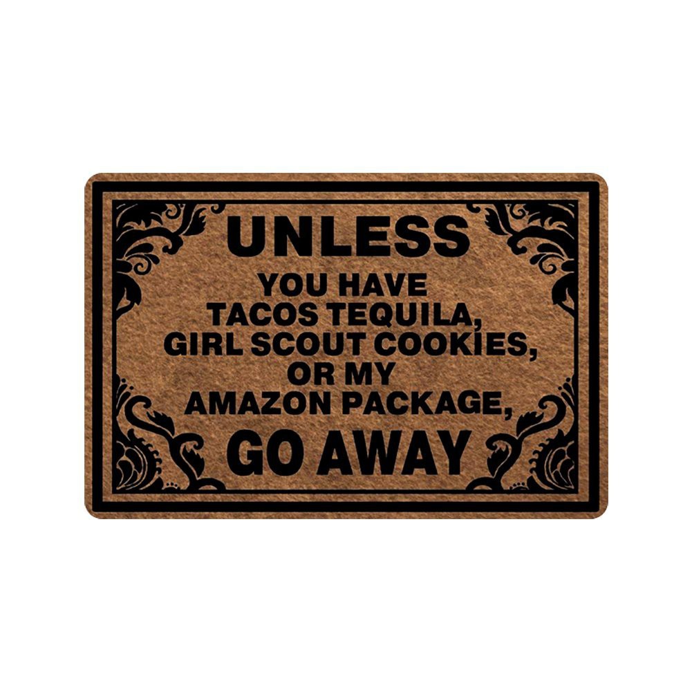Hello Mat Unless You Have Tacos Tequila Go Away Doormat Entrance
