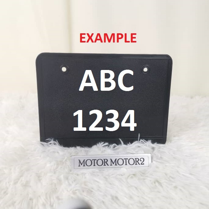 Number Plate Motor Standard JPJ Pass Plat Nombor Motor Diy ...