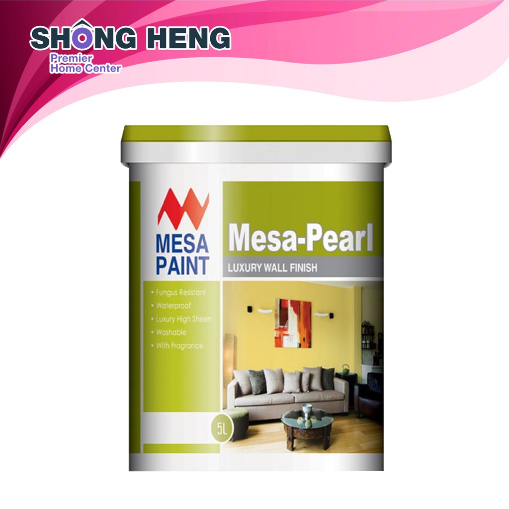 Colourland Paint Interior (Base C) MesaPearl Luxury Wall Finish 5L