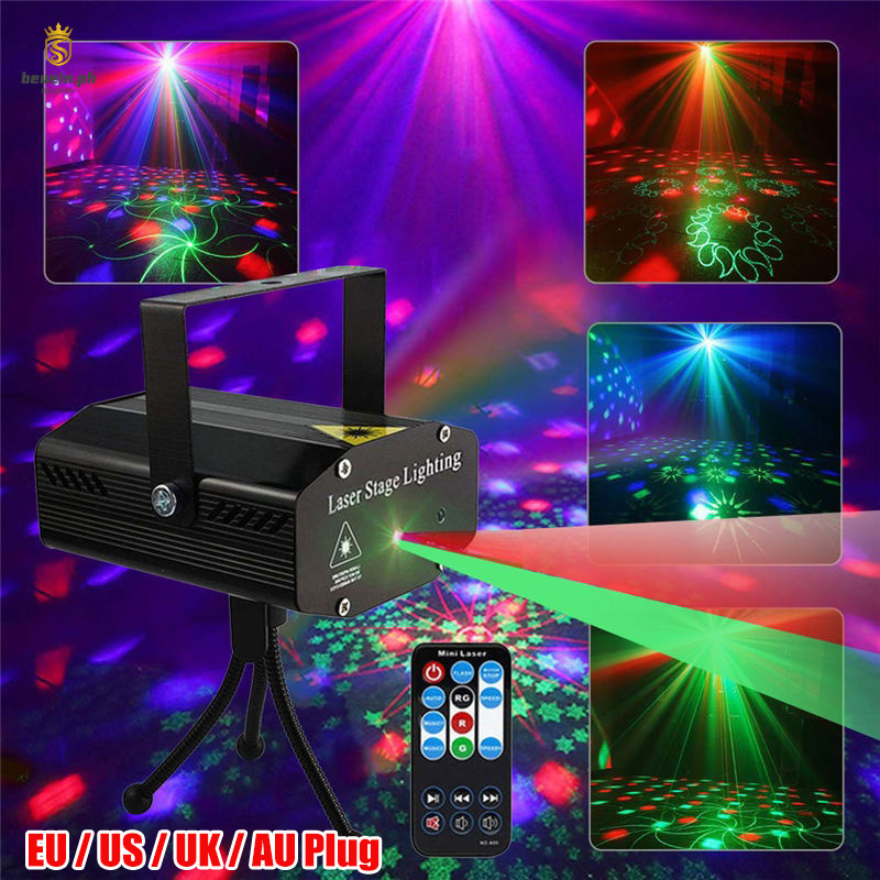 Laser Projector Stage Lights Mini LED R&G Lighting DJ Disco Party Club KTV Xmas 