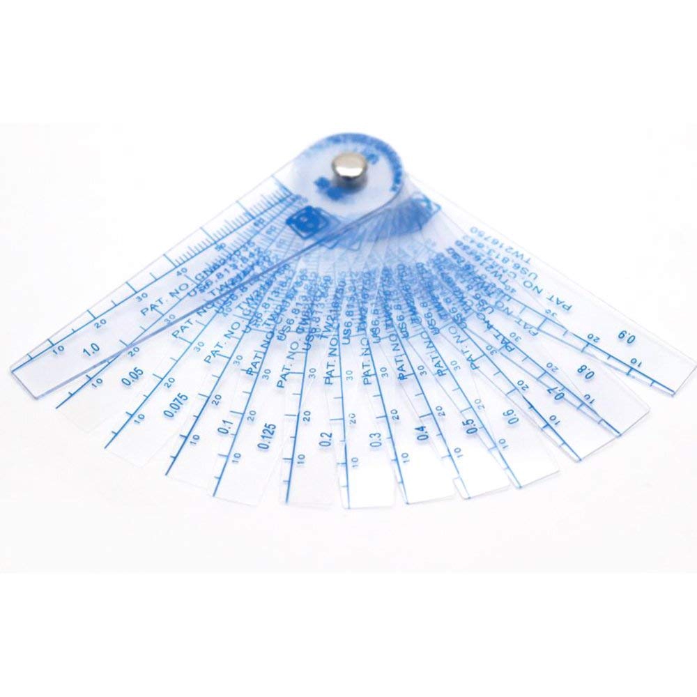 Provide the latest products 0.051mm Thickness Plastic Feeler Gauge Gap