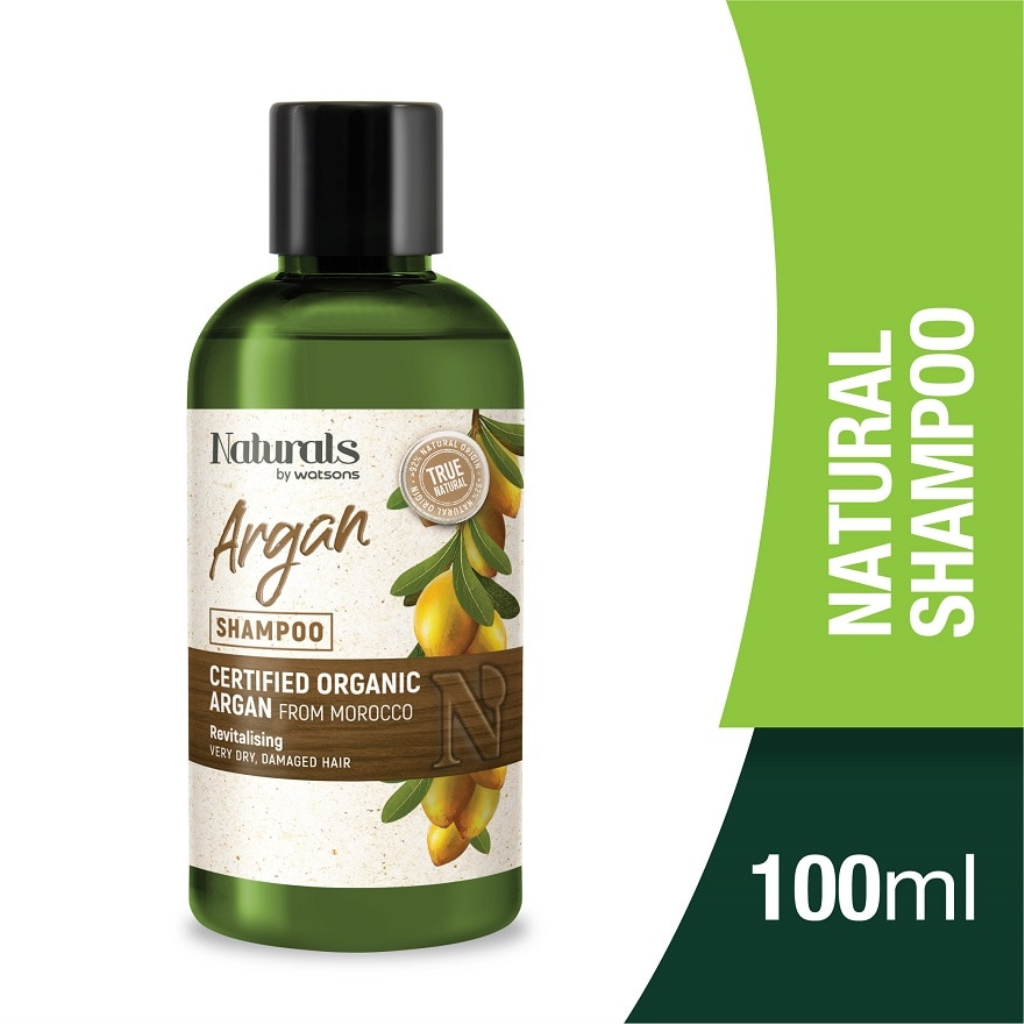 NATURALS BY WATSONS NATURALS BY WATSONS Argan Shampoo 100ml Shopee Malaysia