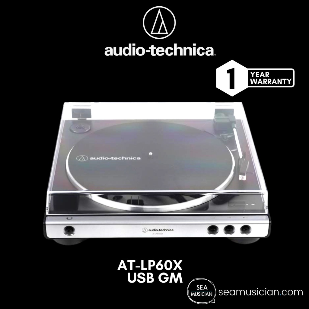 AudioTechnica ATLP60X USB Fully Automatic BeltDrive Turntable (USB