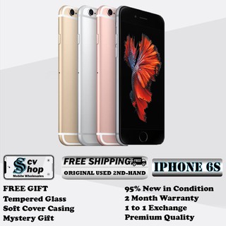 Scv Original Refurbished Iphone 6s 64gb 128gb Full Set New Set Shopee Malaysia