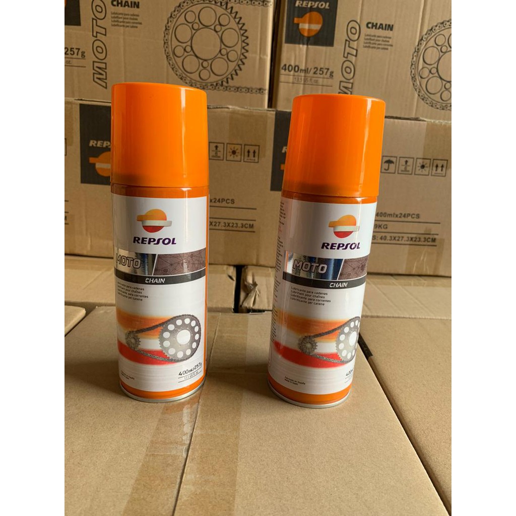 OFFER CHAIN LUBE REPSOL [100 ORIGINAL] SPRAY RANTAI REPSOL CHAIN