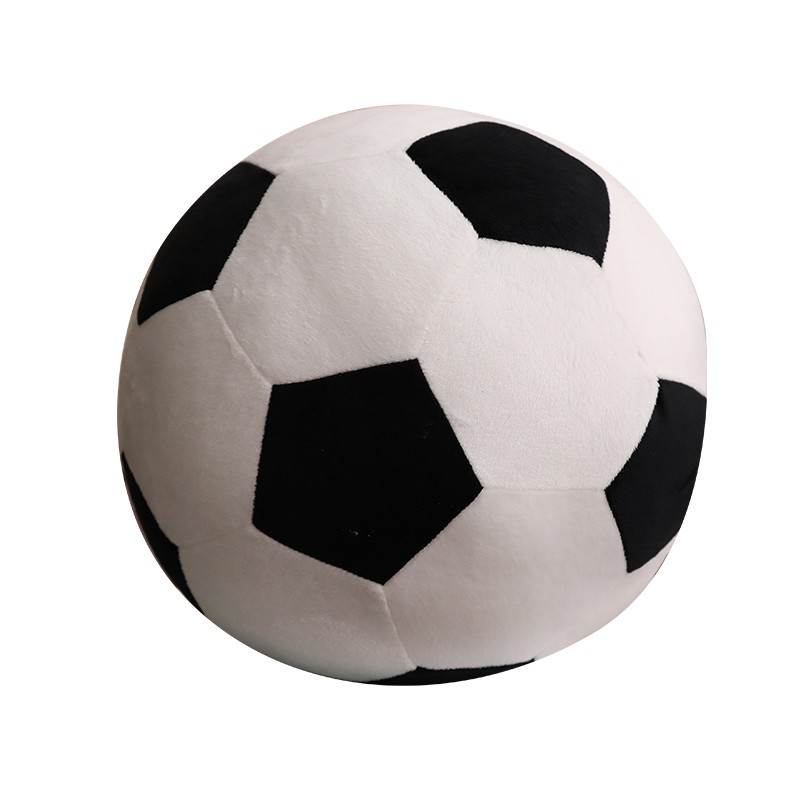 plush soccer ball pillow