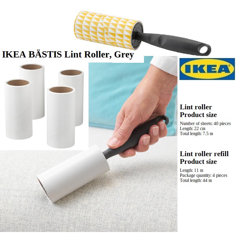 IKEA CLEANING ACCESSORIES LINT ROLLER / BASTIS Dust Remover Tools