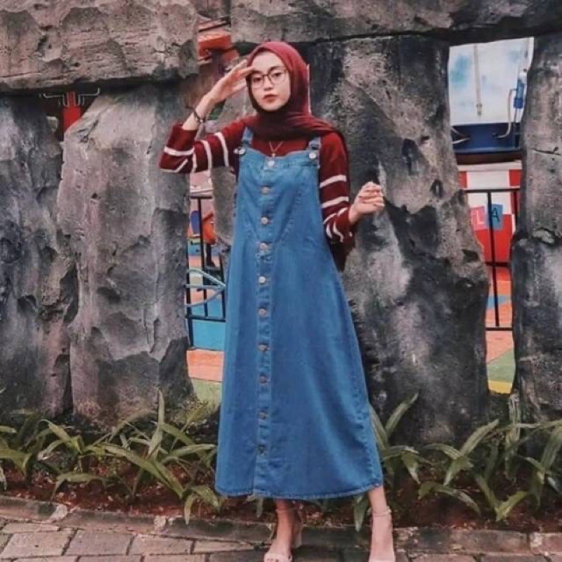 overall dress shopee