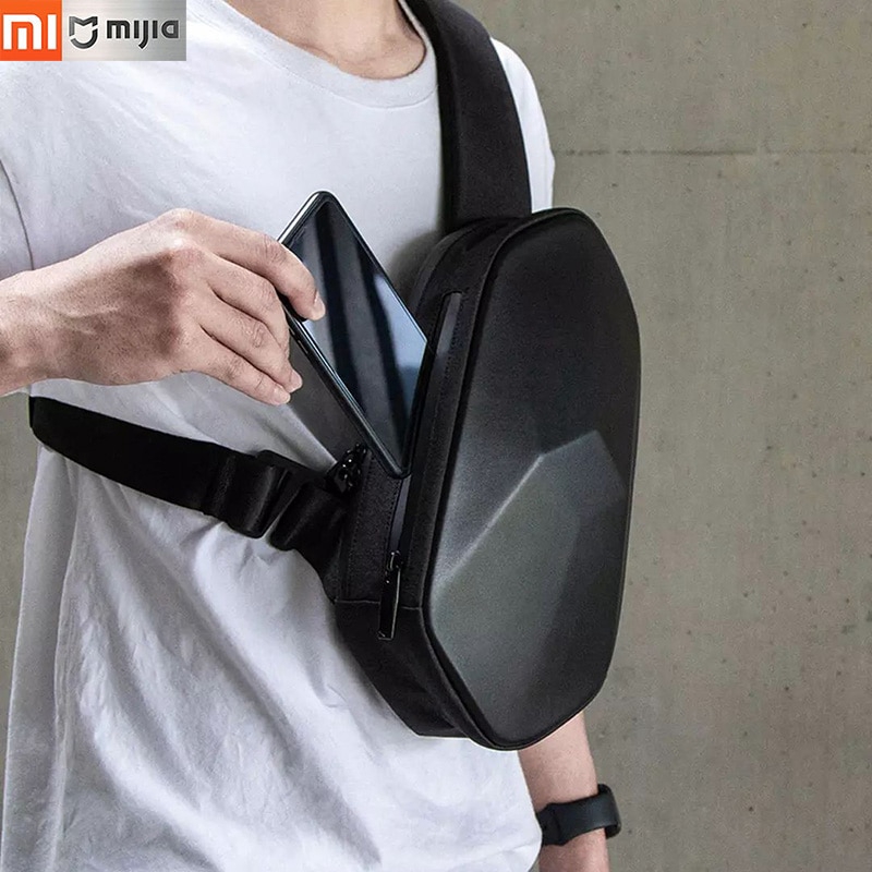 Download Xiaomi Bag BEABORN Polyhedron PU Chest Bags Waterproof ...