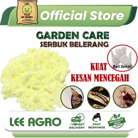 1Kg Serbuk Belerang Halau Ular/Sulfur Powder/ Sulphur Snake/ Repellent Snake/ Flakes/ Serbuk Perlalang