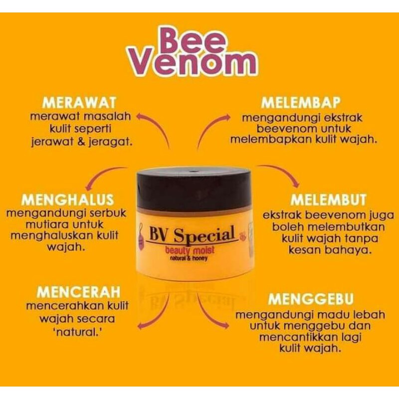 Beauty Moist Bee Venom Original Hq Shopee Malaysia