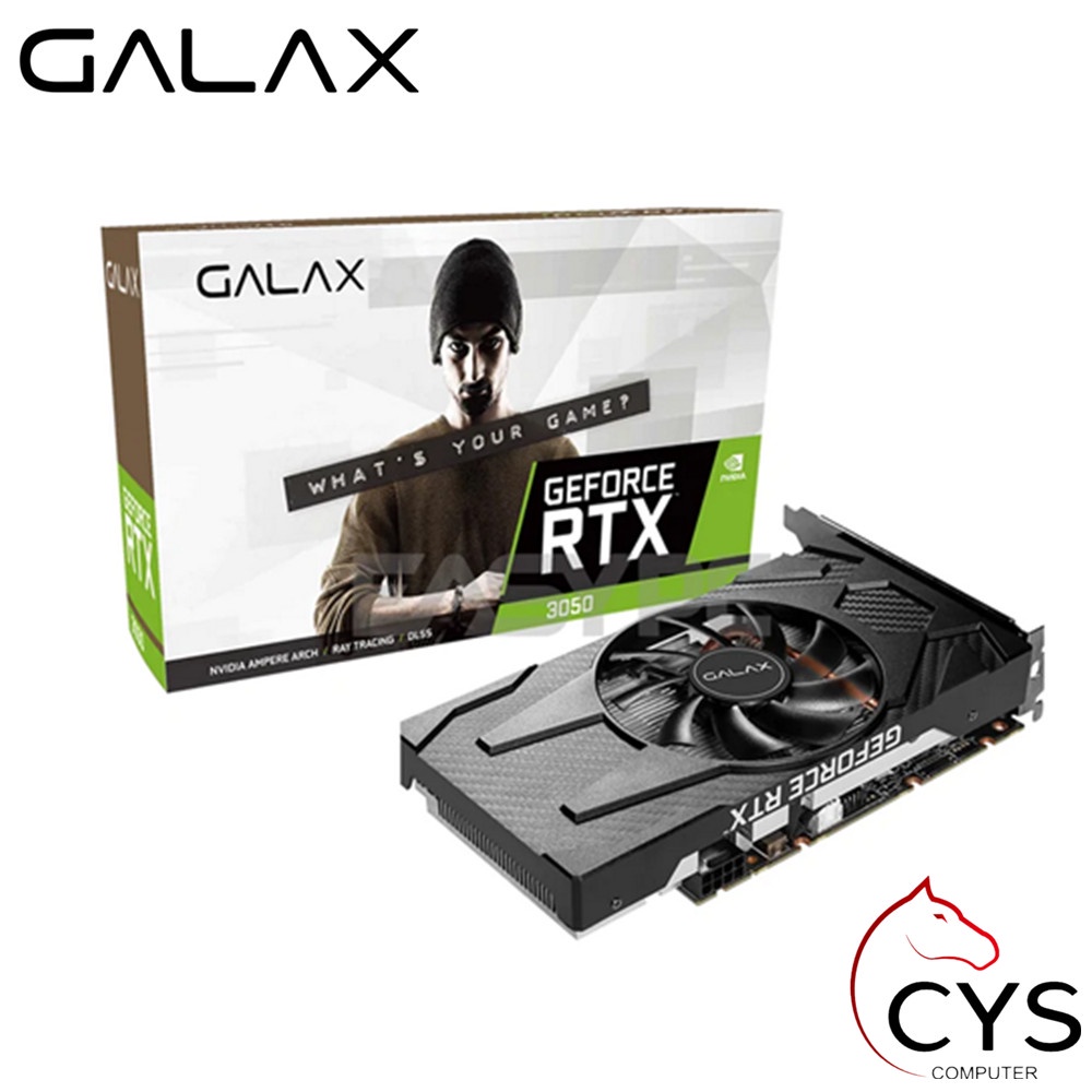 GALAX GEFORCE RTX 3050 1 CLICK OC 8GB GDDR6 128BIT | Shopee Malaysia