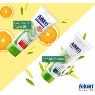 Aiken Tea Tree Oil Whitening Facial Cleanser 100g