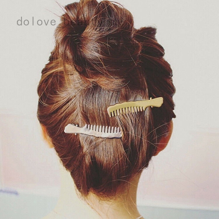 1pc Women Girls Comb Hair Pins Clip Grips Wedding Bridal