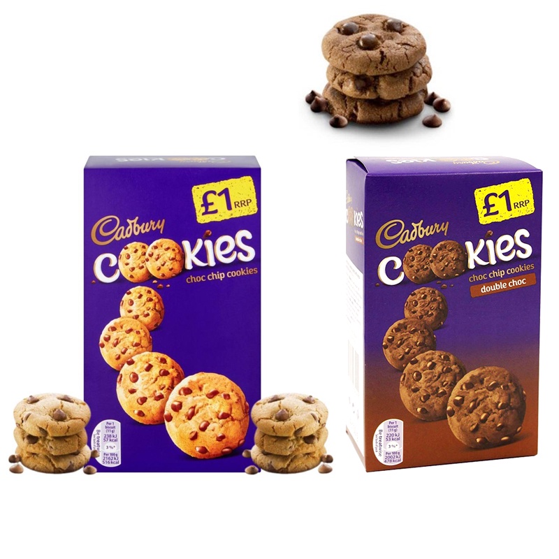 (EXP 01/2023) Cadbury Chocolate Chips Cookies (Choc Chip Cookies
