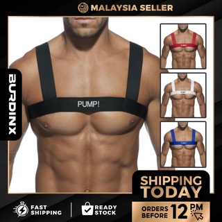 PUMP Elastic Belt Chest Shoulder Strap Harness Sexy Men Costume Underwear