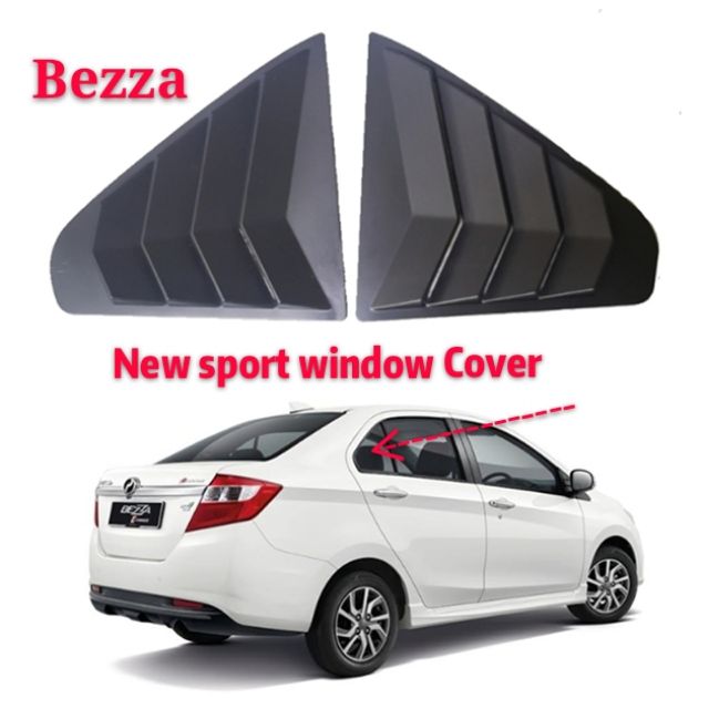 Perodua Bezza Rear Side 3D Sport Window Triangle Mirror 