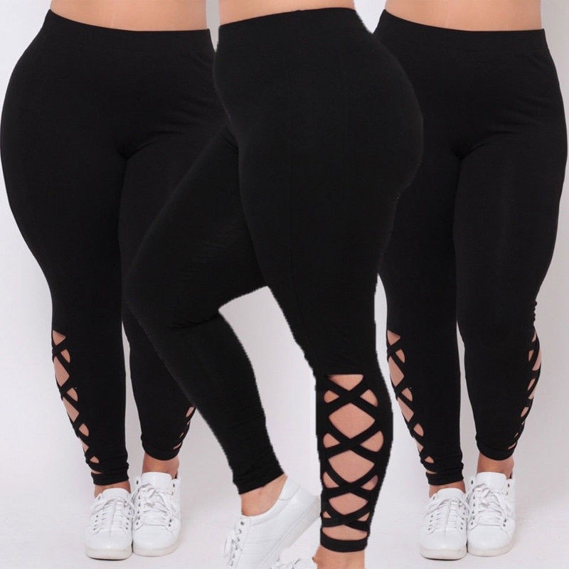 plus size spandex pants