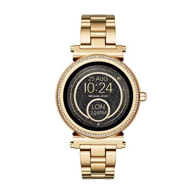 mk smartwatch gold