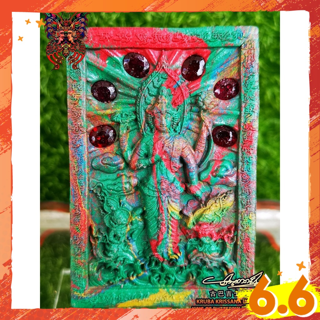 Kruba Krissana---理事版纳来天神 ～100%Handmake Tamakan Phra Narai-2