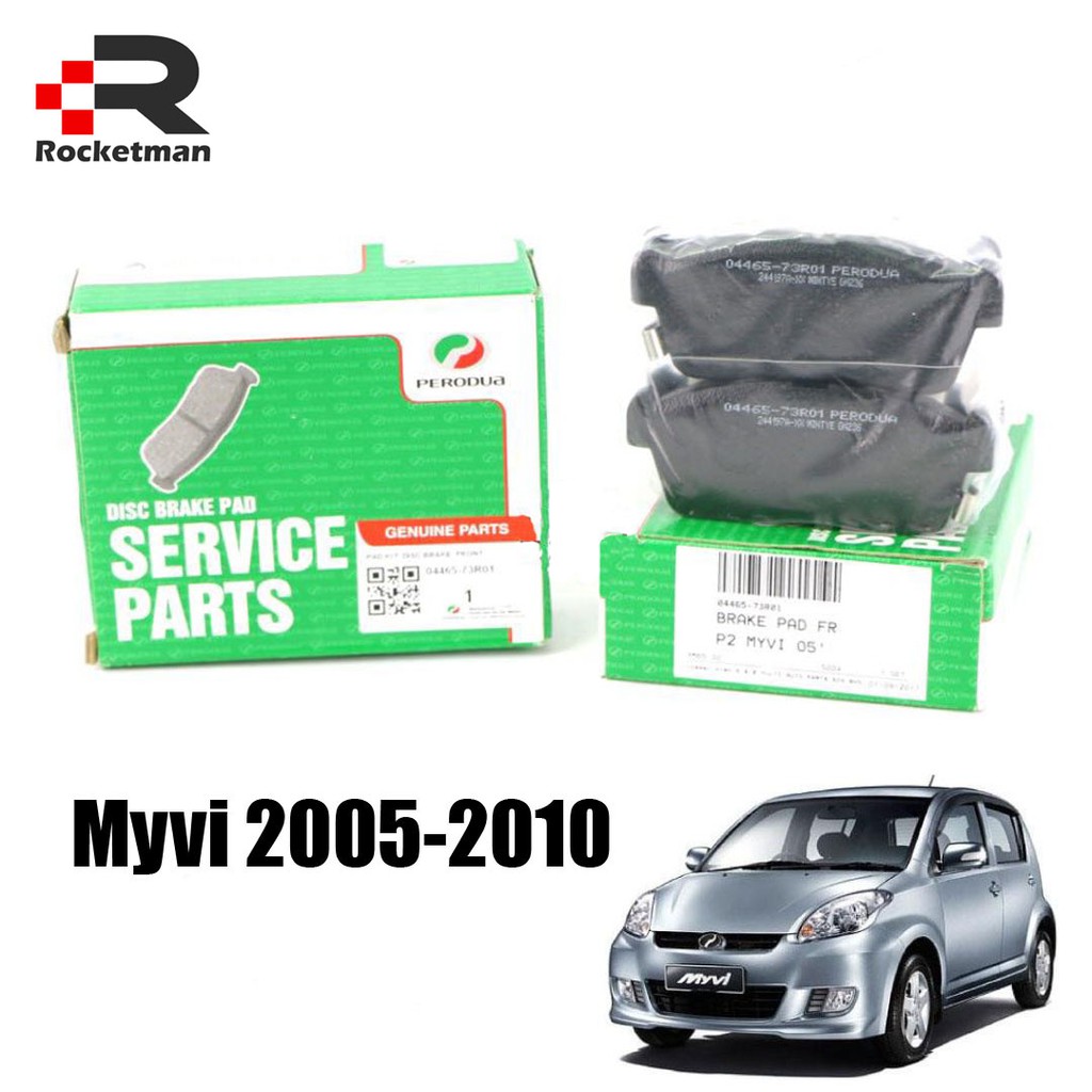 PERODUA FRONT BRAKE PADS MYVI 1.3 1.0 2005 - 2010 GENUINE 