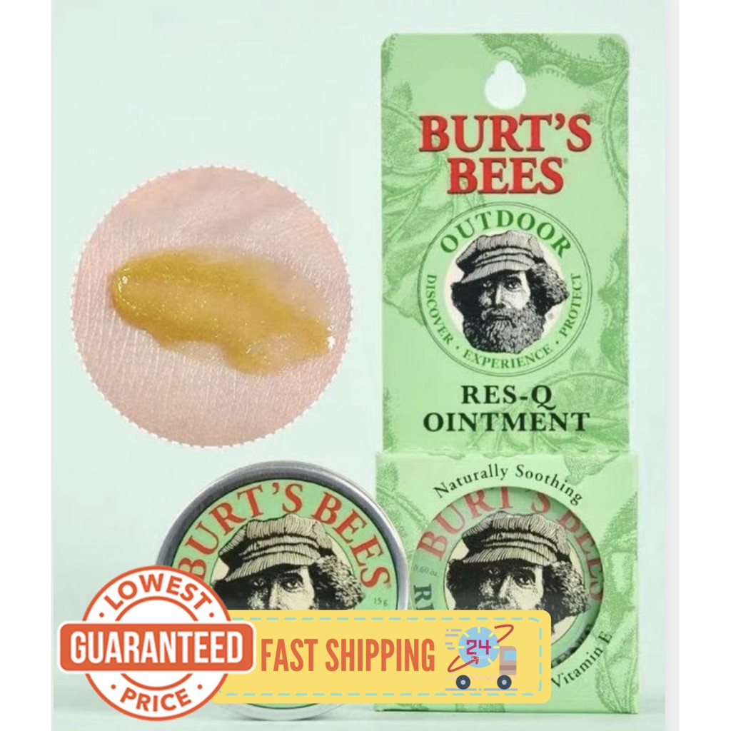 (Ships from KL) Burt's Bees ResQ Ointment Outdoor 15g X2 (Unit 2
