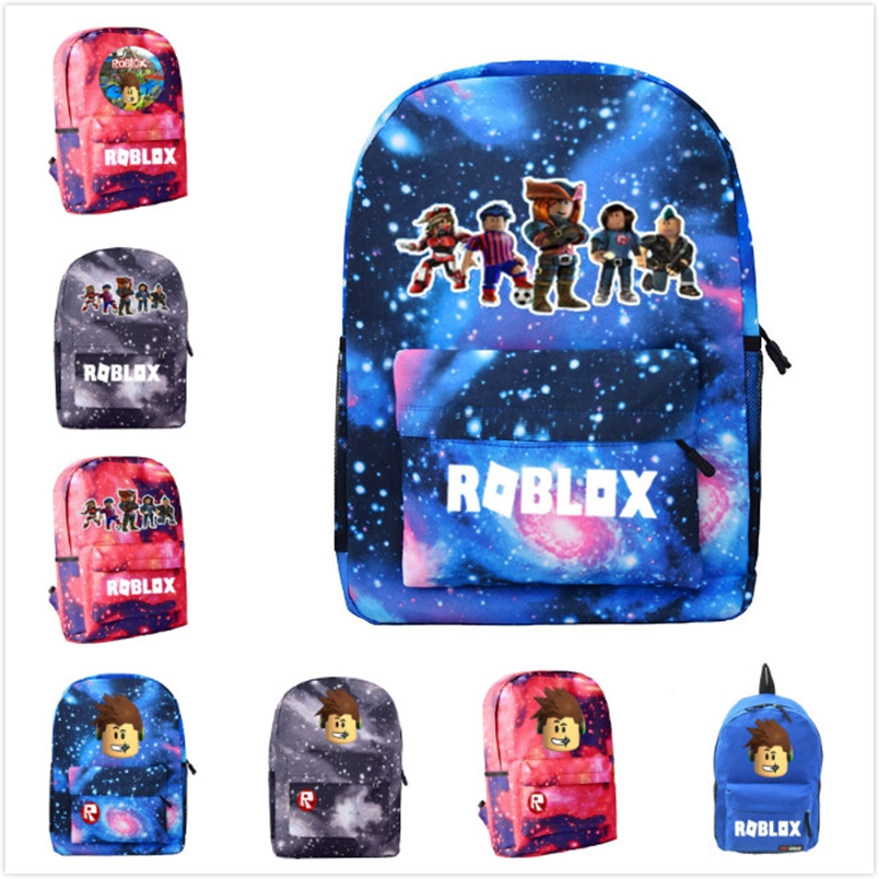 Kids Backpack Game Roblox School Backpack Student Canvas Bag Boys Casual Outdoor Climbing Backpack Shopee Malaysia - roblox backpack game