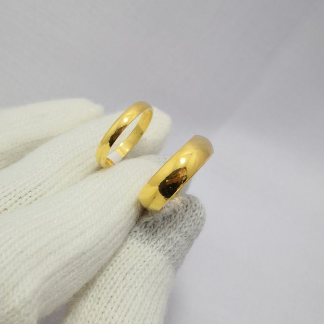 Cincin Belah Rotan Padu Cincin Lotr Emas 916 Tulen Shopee Malaysia