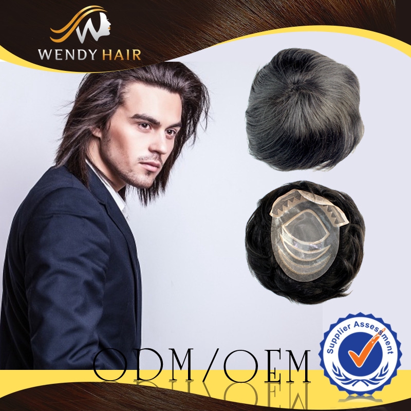2021 6 Inch Remy Real Short Indian Human Hair Toupee Hair For Men 100%  Human Hair | Shopee Malaysia