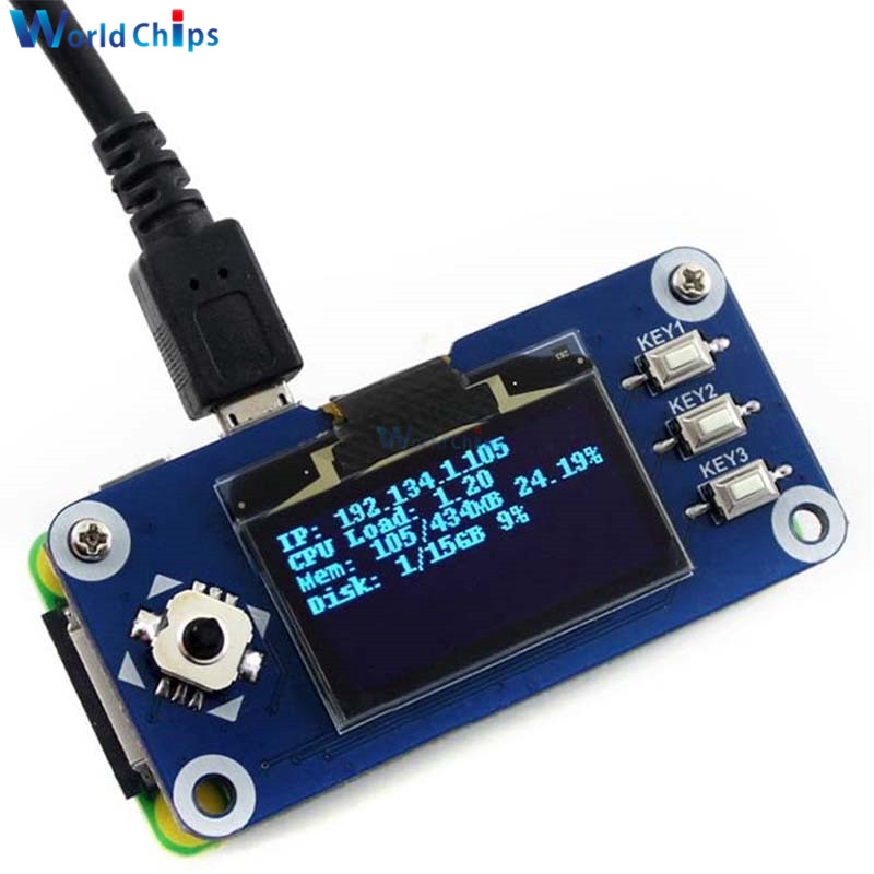 1 3 Inch 1 3 Oled Display Hat For 4 Wire Spi 3 Wire Spi I2c Interface 128x64 Pixels Raspberry Pi Jetson Nano Embedded Controller Shopee Malaysia