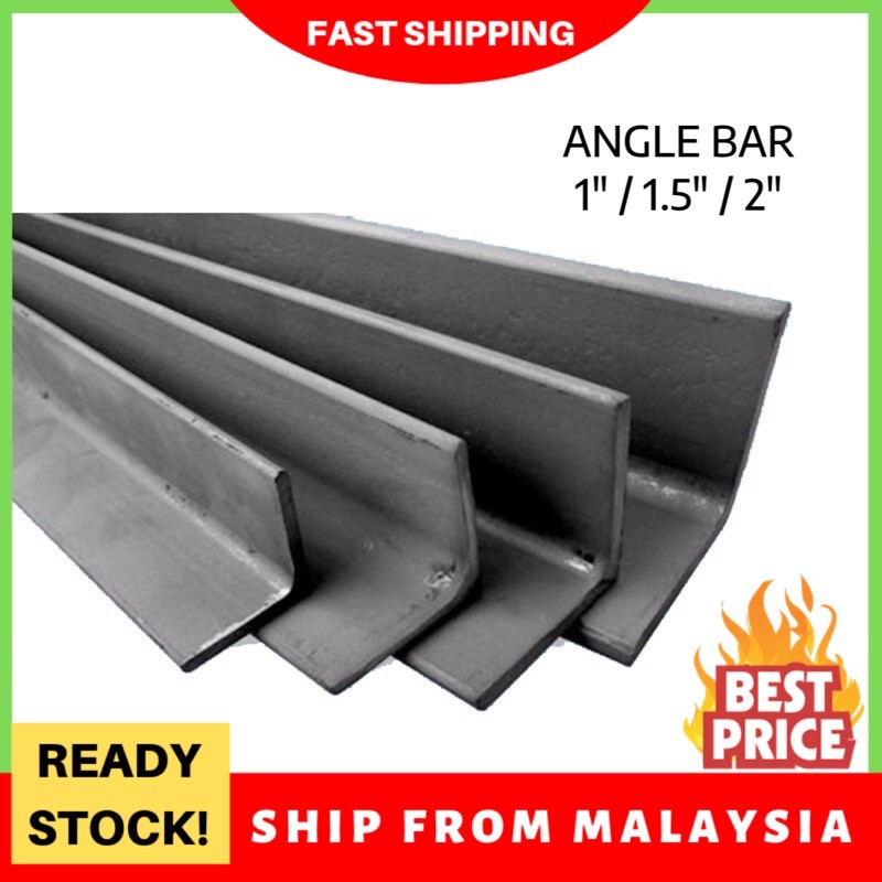 ANGLE BAR MILD STEEL SIZE 1"/1.5"/2" ( BESI ) Shopee Malaysia