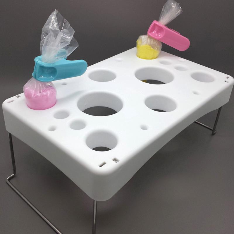 Icing Piping Bag Rack Piping Bag Shelf Convenient Pastry Bag Holder