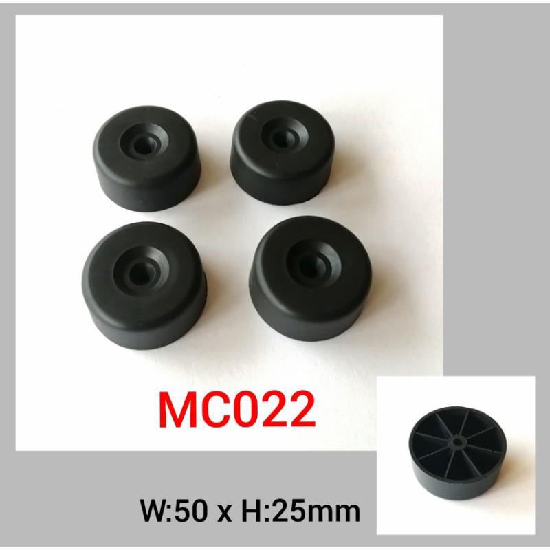 4Pcs Plastic Round Leg for Sofa Table Chair Desk Cabinet Feet Floor Protection kaki plastik divan DIY